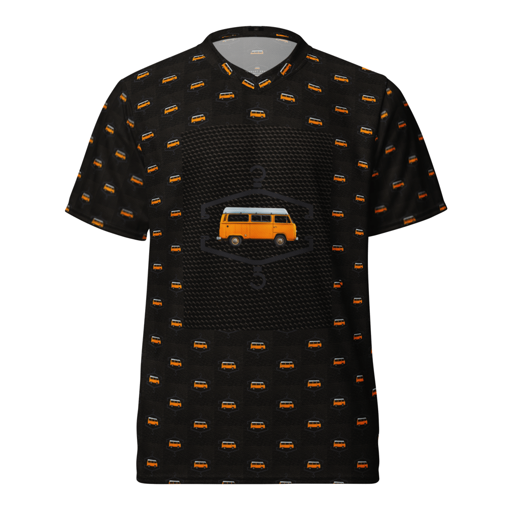 OSHODI COUTURE - ICONIC BUS MOSAIC V-NECK SPORTS JERSEY II