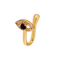 Gold eye nose cuff