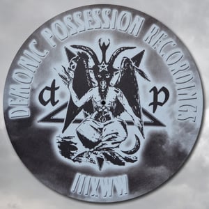 Image of DEMONMAT - Demonic Possession &#x27;Baph-o-mat&#x27; Slipmats (pair)