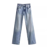 Image 5 of PRINTKAOIR Straight Height Waist Long Jeans 2025 Autumn Winter New Wash Product Y2k Classic Cotton J