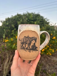 Image 1 of Speckled White Cowboy Shade 2