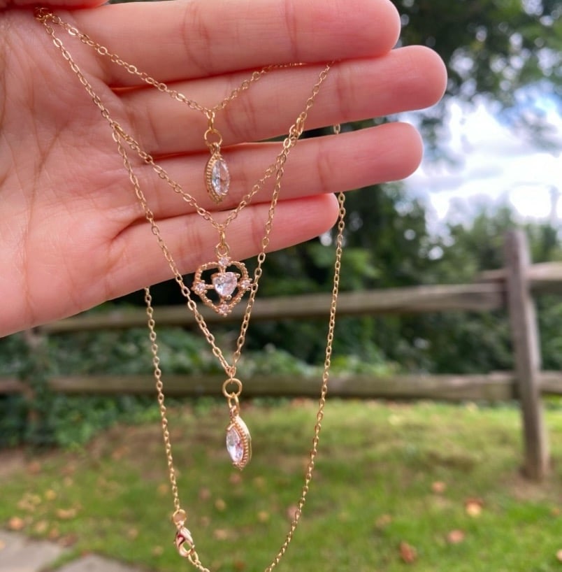 Image of Love Trinkets Choker Necklace 🦋💕✨