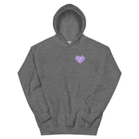 Image 19 of HOT GIRLS HAVE HEART HOODIE - PURPLE