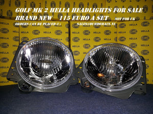 Image of New set Hella headlights