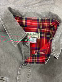 Image 3 of Vintage LL Bean Flannel Lined Button Up