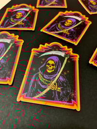 Image 2 of Retro Reaper - Die Cut Sticker