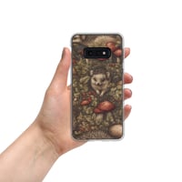 Image 8 of Boho Nature Cottagecore Inspired Hedgehogs Among Mushrooms Clear Case for Samsung®