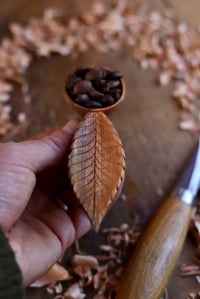 Image 4 of Cherry Leaf ~ Coffee Scoop 