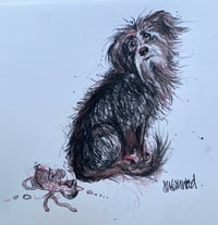 Image 1 of 6 Scruffy Wuffys and Scribbly Dogs Greeting Cards   