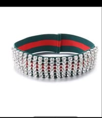 Image 3 of red and green headband 