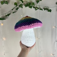 rainbow mushroom plush