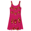 ZEN EXP - Flaming Hearts Skater Dress