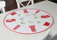 Image 3 of Sprouts Table Runner and Topper pattern - PDF version