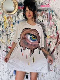 Image 2 of “DAZED” HAND PAINTES T-SHIRT 2XL