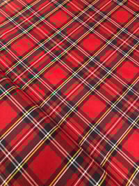 Image 2 of Sarga - Tartán - Cuadro Rojo - 12€/m