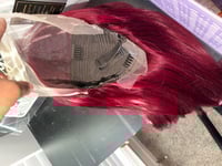 Image 3 of 22 inch 99j straight wig 
