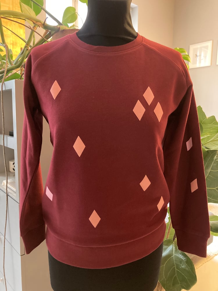 Image of Bordeaux Sweater Raute 