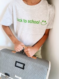 Image 3 of Tee Shirt Back to School Gris