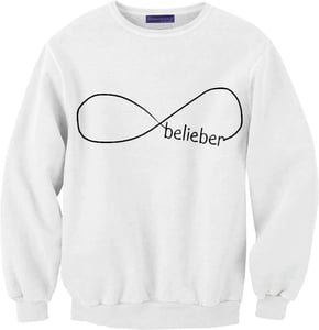 Image of Infinity Belieber Sweatshirt.