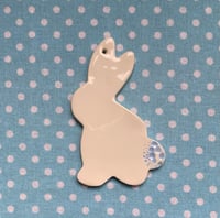 Image 15 of Handmade Ceramic Big Bunny decoration