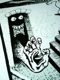 Image 2 of Theres A Party On M.C.Eshers Grave Tonight - Screen Print