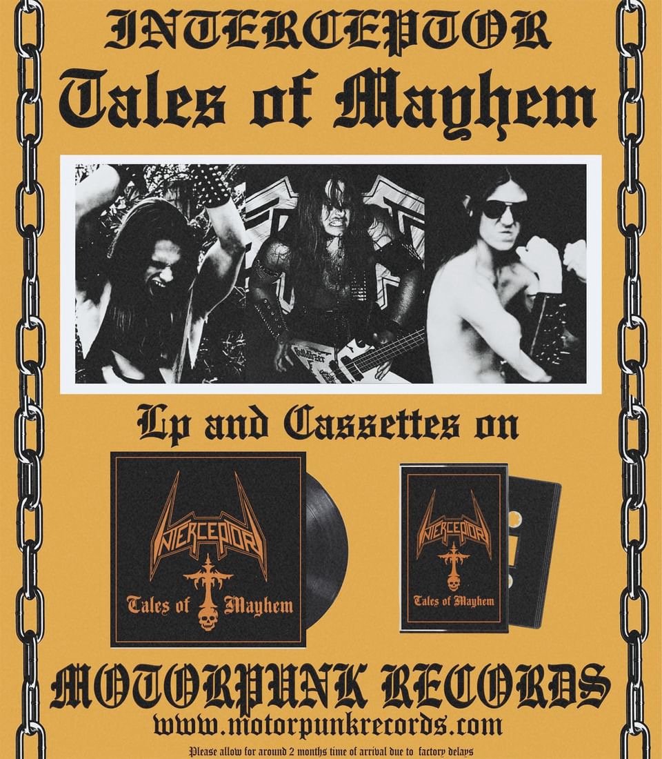 *PREORDER* Interceptor - Tales of Mayhem (‘12 LP) / (Cassette)