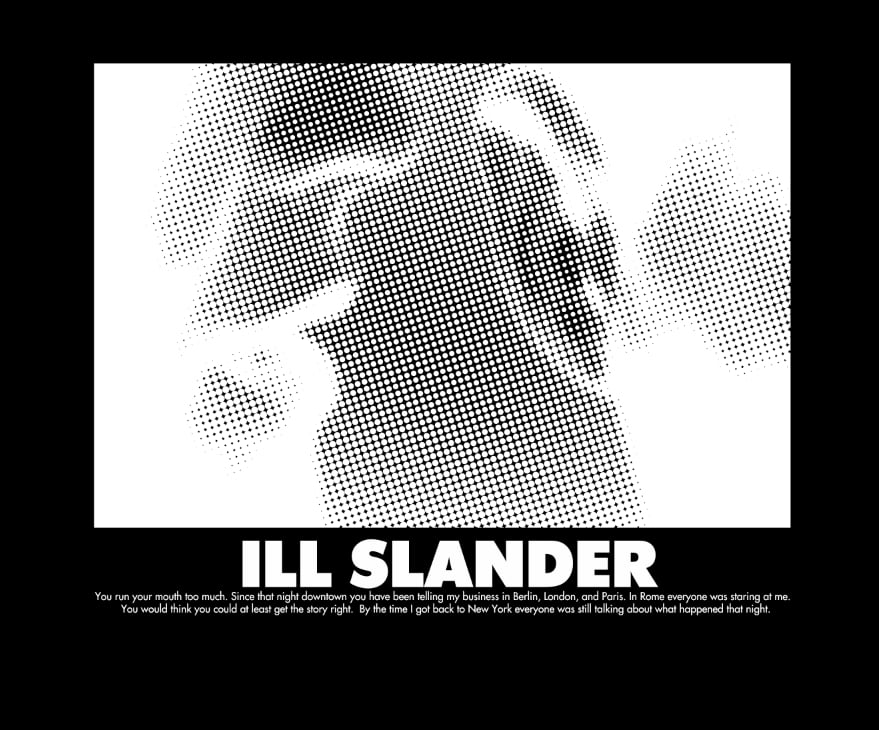 Image of C.O.I. SLANDER PHOTO B/W TEE CLASSIC EDITION