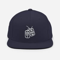 Navy Some Gave All Dog Tag Snapback 
