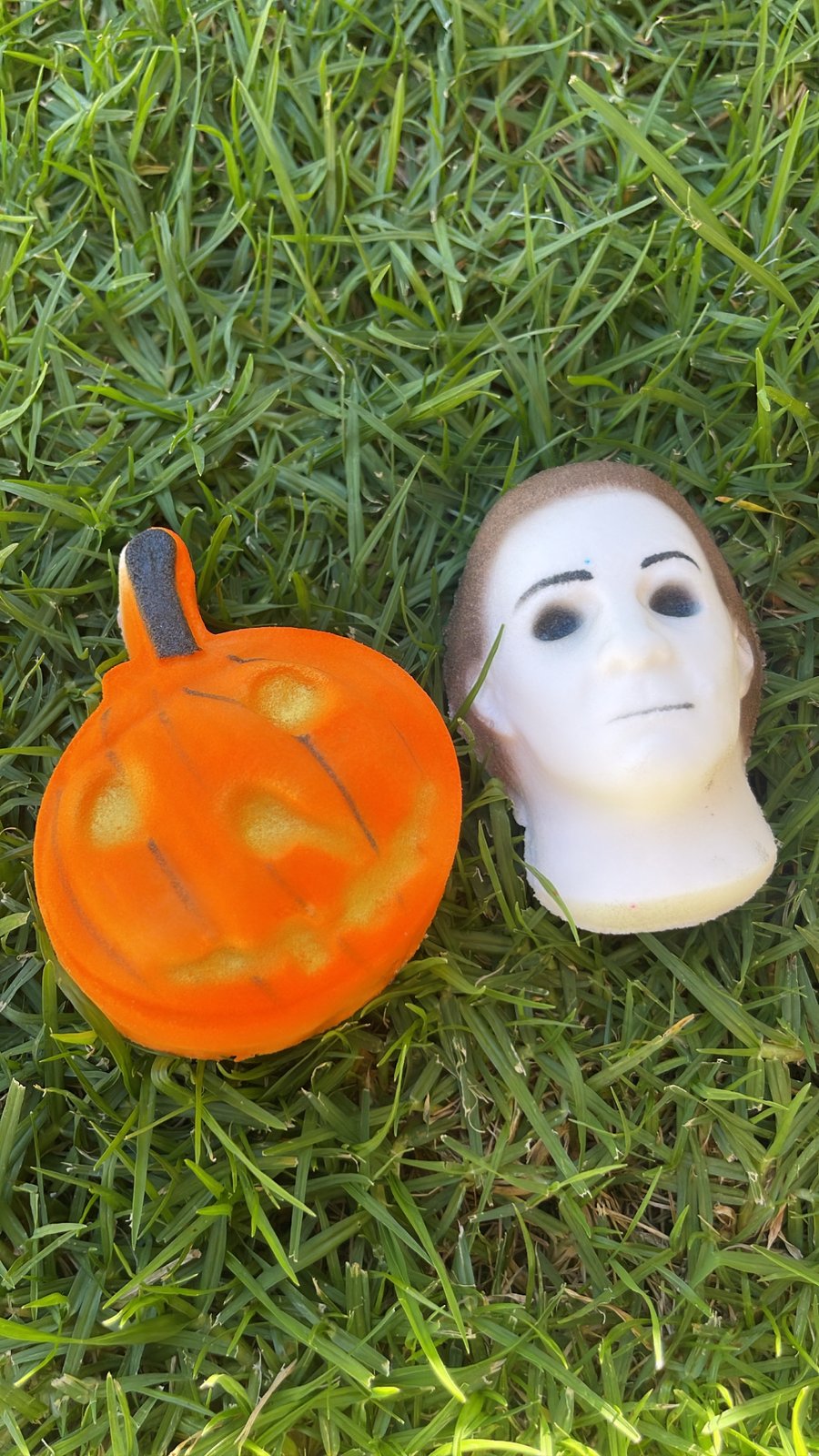 Halloween Michael or Pumpkin Bath Bomb | M&M Bath | Body