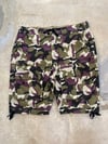 Polycotton Camo Long Shorts 