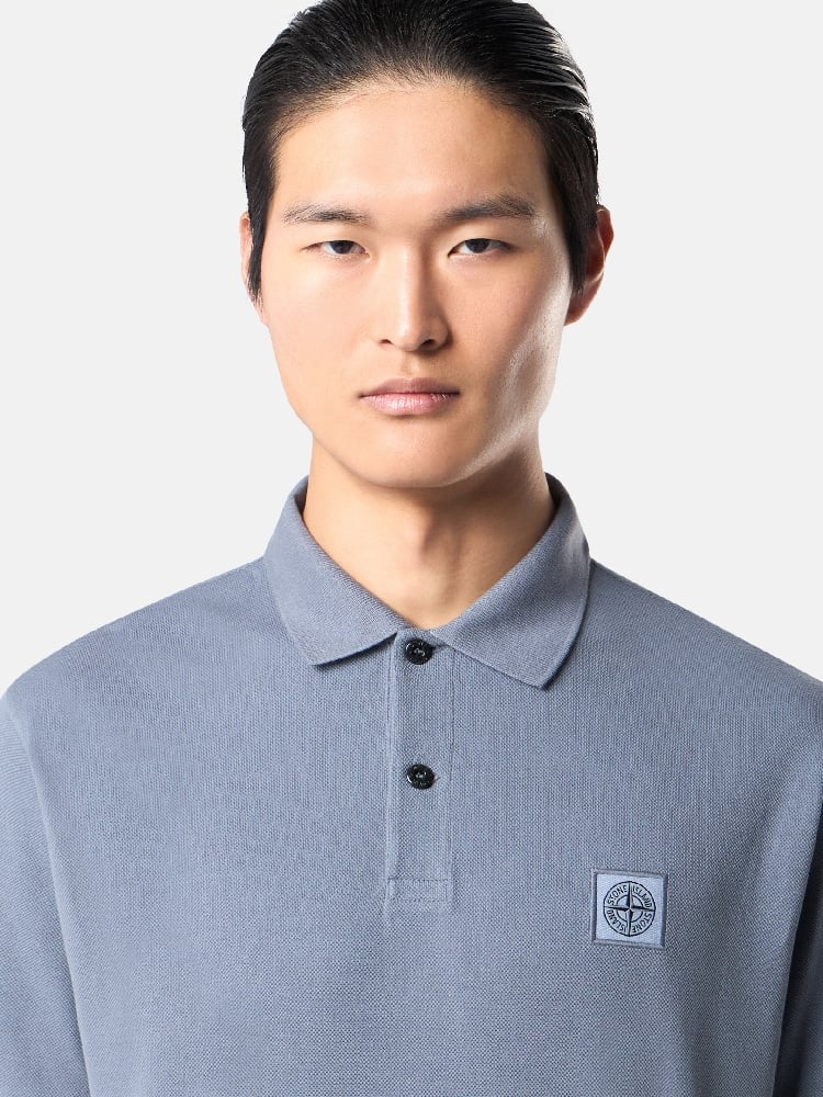 Image of STONE ISLAND 220002R 50/2 ORGANIC COTTON PIQUÉ