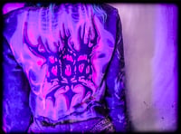 Image 3 of DarK I Hooded Zip up Crop UV (small)