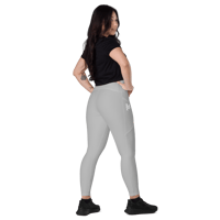 Image 4 of PHRZK "Aotearoa Forever" Grey Womens Leggings 