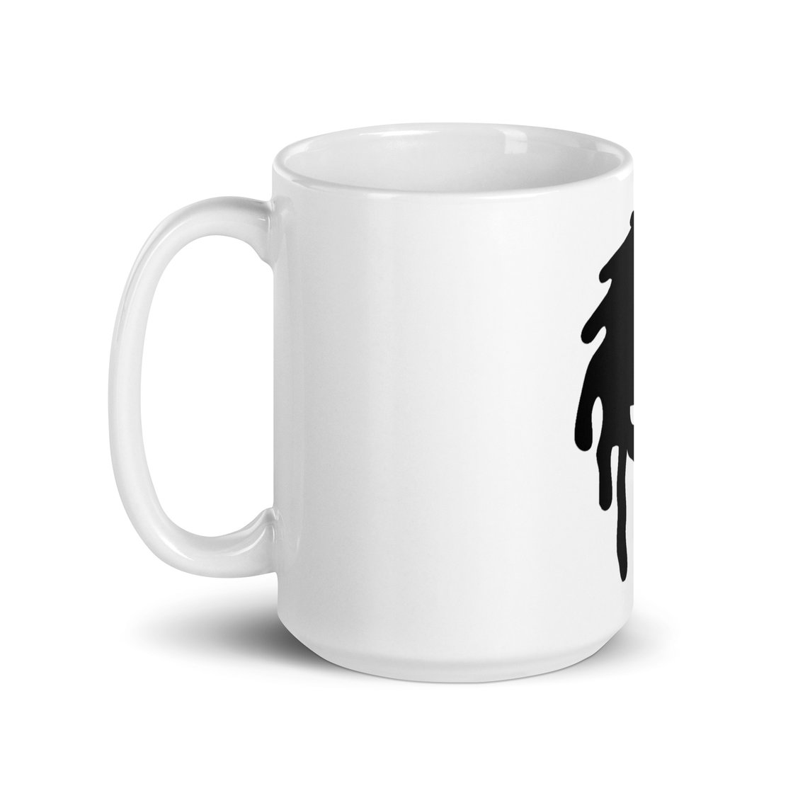 Image of MAH BLACK LOGO White glossy mug