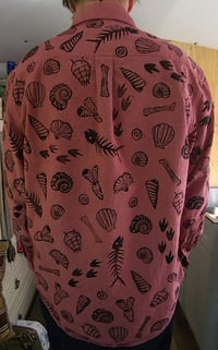 Image 2 of Fossilized Button Up Shirt LARGE