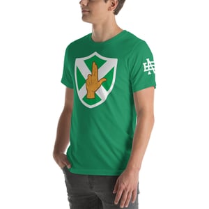 Image of Crest Unisex Green T-Shirt