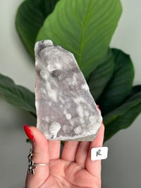 Image 18 of SMALL SELF STANDING COTTON CANDY APOPHYLITE CUT BASES -INDIA-