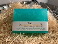 Image 1 of Sea Salt and Driftwood Honeybee Glycerin Body Bar