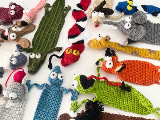 Book Buddies 📚 crocheted book mark