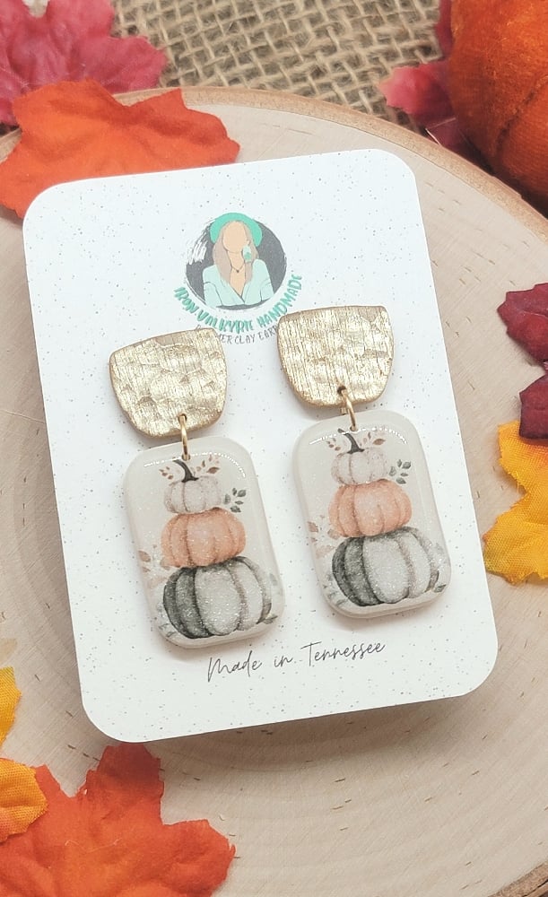 Image of Pumpkin Stack Dangles