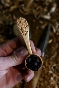 Image 2 of Falling Leaves Coffee Scoop.