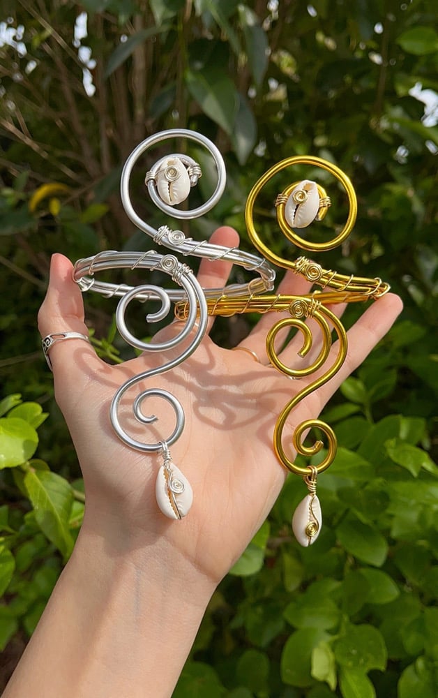 Image of Cowrie Shell Arm Cuff