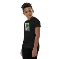 Image 2 of Youth Short Sleeve T-Shirt with Dog