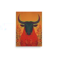 Image 4 of Spanish Bull Folk Art Print
