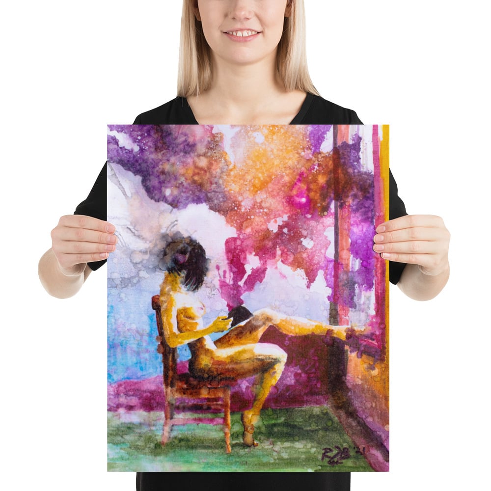 Image of ||| PRINT ||| - "The Universe Is Always More Beautiful Behind You" - Left Side