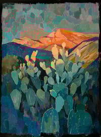 Image 1 of In Moments Of Waiting - 34x45" Acrylic On unstretched canvas