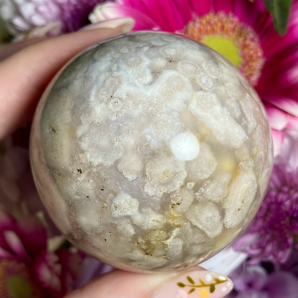 Image of Flower Agate Sphere