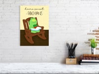 Image 3 of Home Sweet Froggy Print