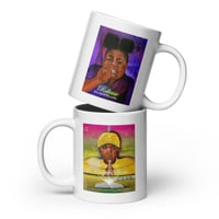 Image 1 of Pray and Release Double Print White glossy mug