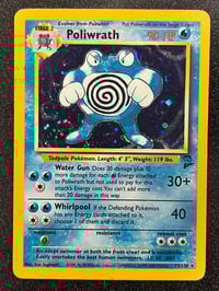 Image 1 of Poliwrath - Base Set 2 - Holofoil - Moderately Played